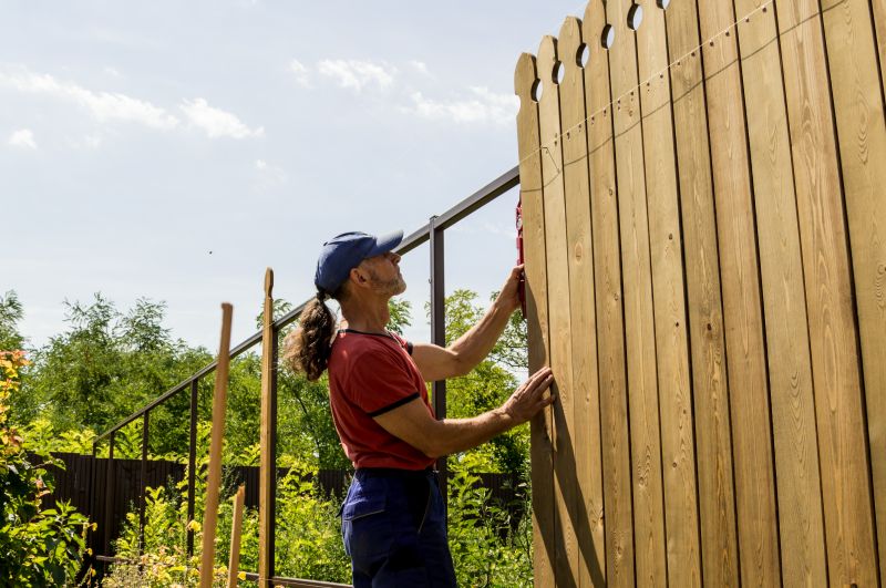 Business Fence Installation detail